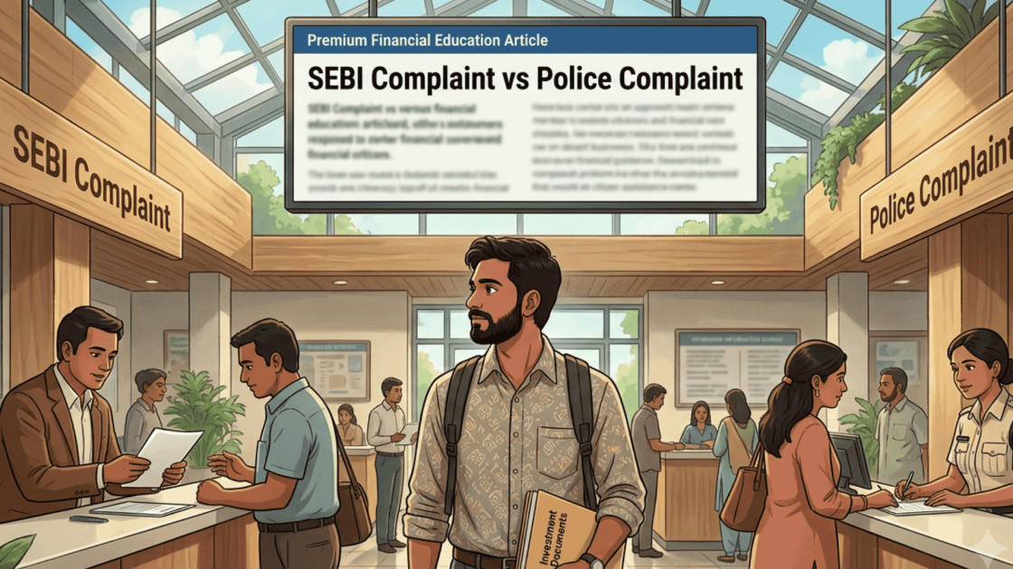 SEBI Complaint vs Police Complaint