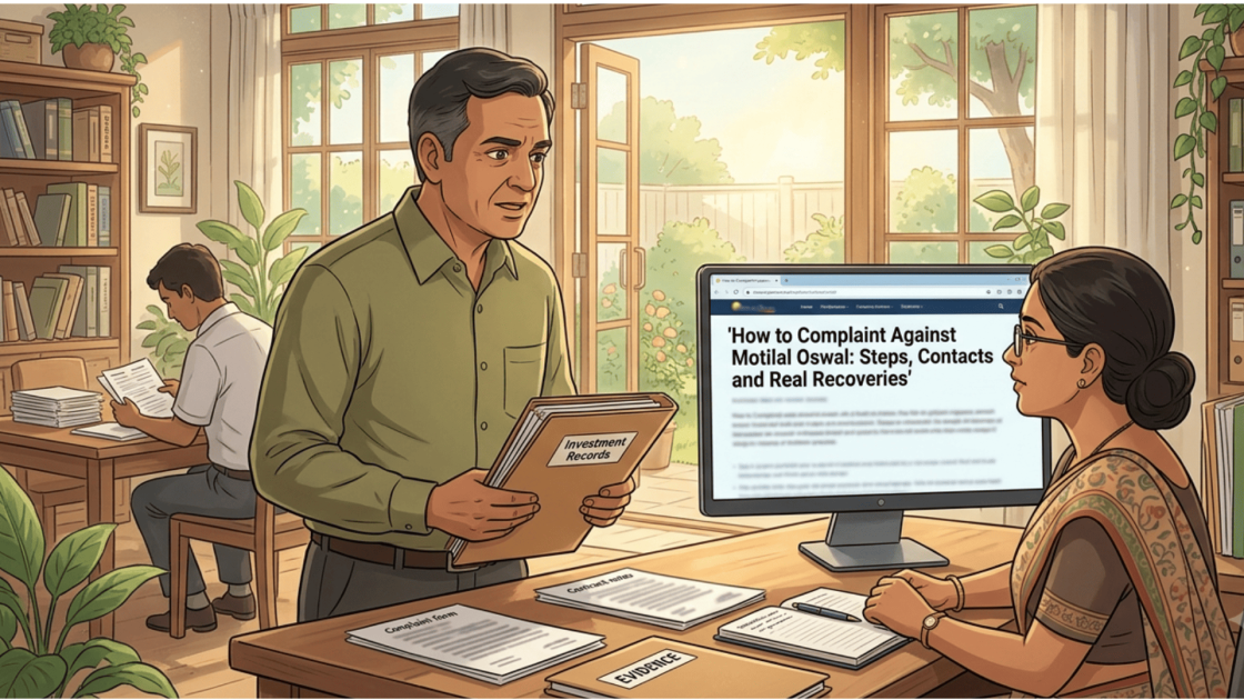 How to File Complaint Against Motilal Oswal