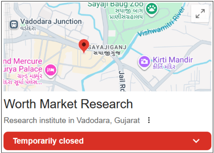 Worth Market Research google