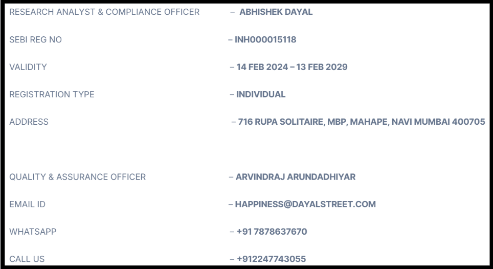abhishek dayal contact