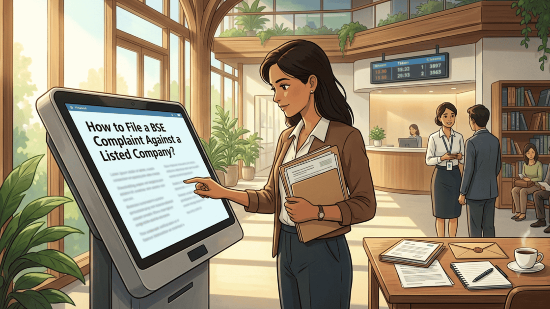 bse complaint against listed company
