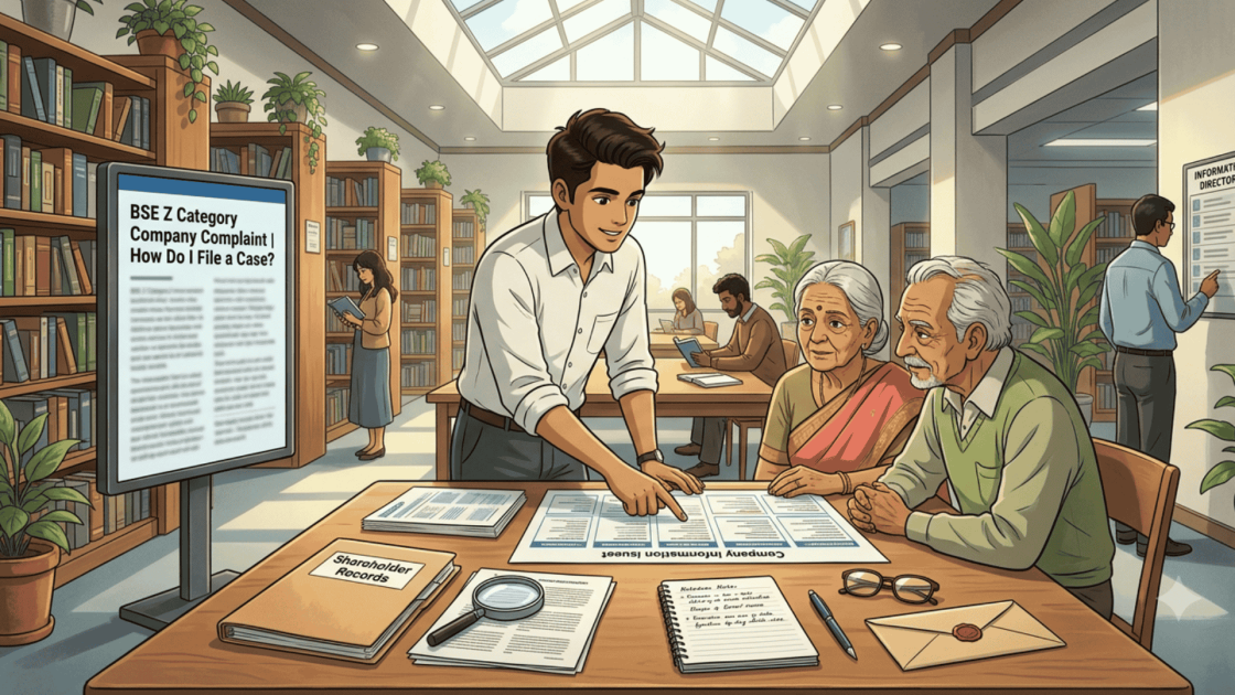 bse z category company complaint