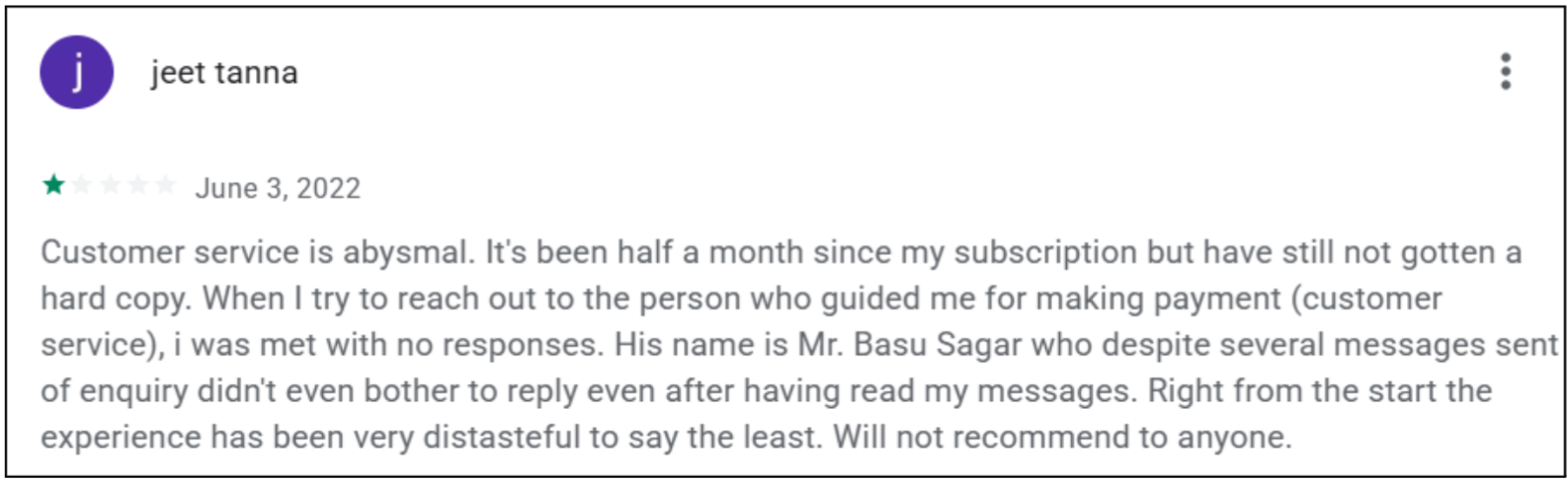 dsij wealth advisory google review