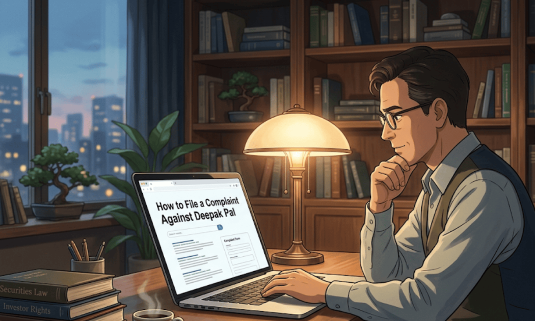 how to file a complaint against deepak pal
