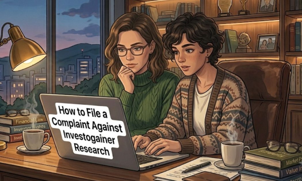 how to file a complaint against investogainer research