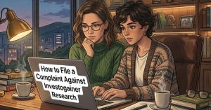 how to file a complaint against investogainer research
