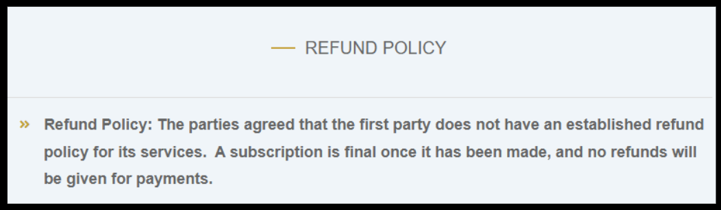 trade aura research refund