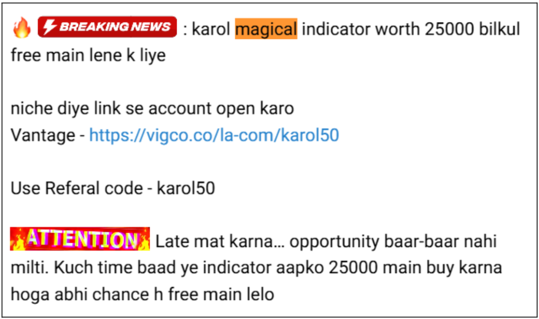 trading with karol telegram