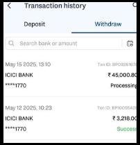₹45,000 Broker Fee Recovery Proof