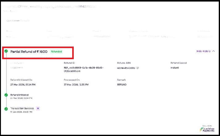 recovery done by fraud free