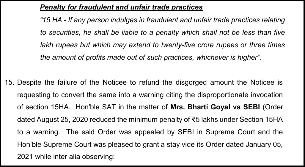 SEBI order paragraph detailing the ₹23.94 lakh refund direction, 1-year debarment, and ₹5 lakh penalty against Mohit Gupta of Safe Trading.
