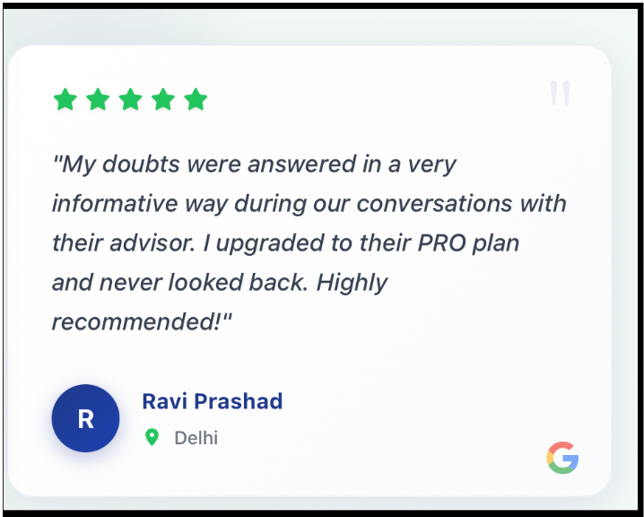 Apex Capital Research Client Testimonial Reviewing Nonexistent Pro Plan