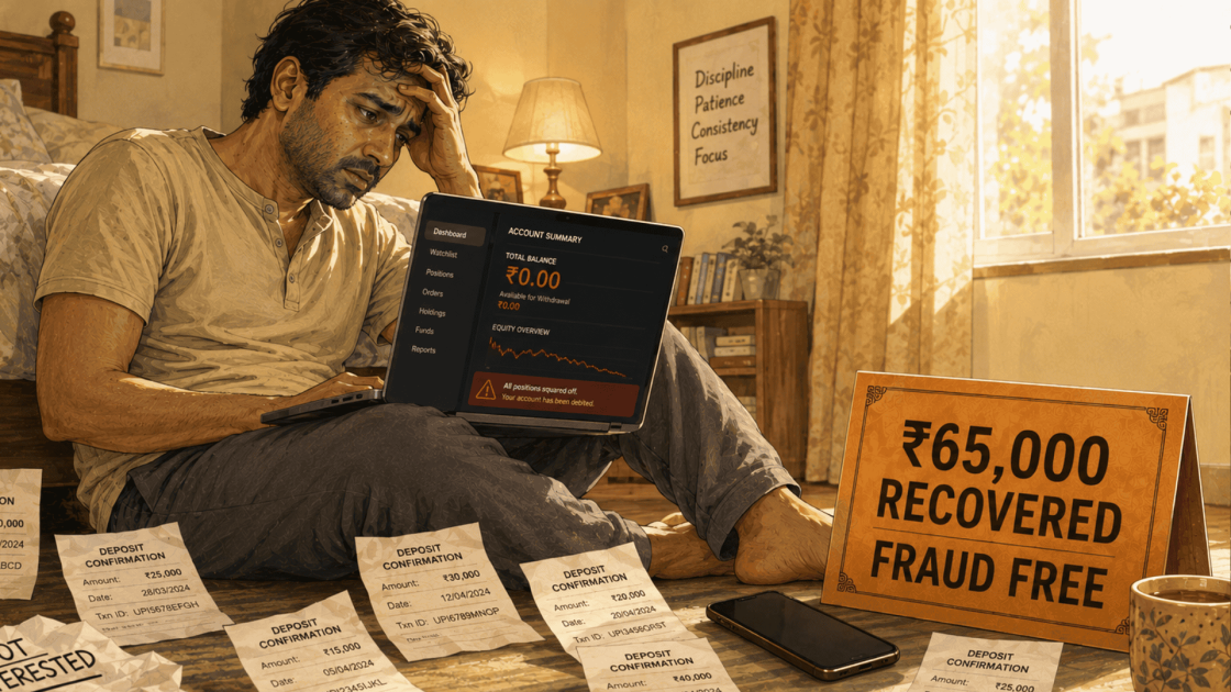 recover money from a broker account wiped to zero