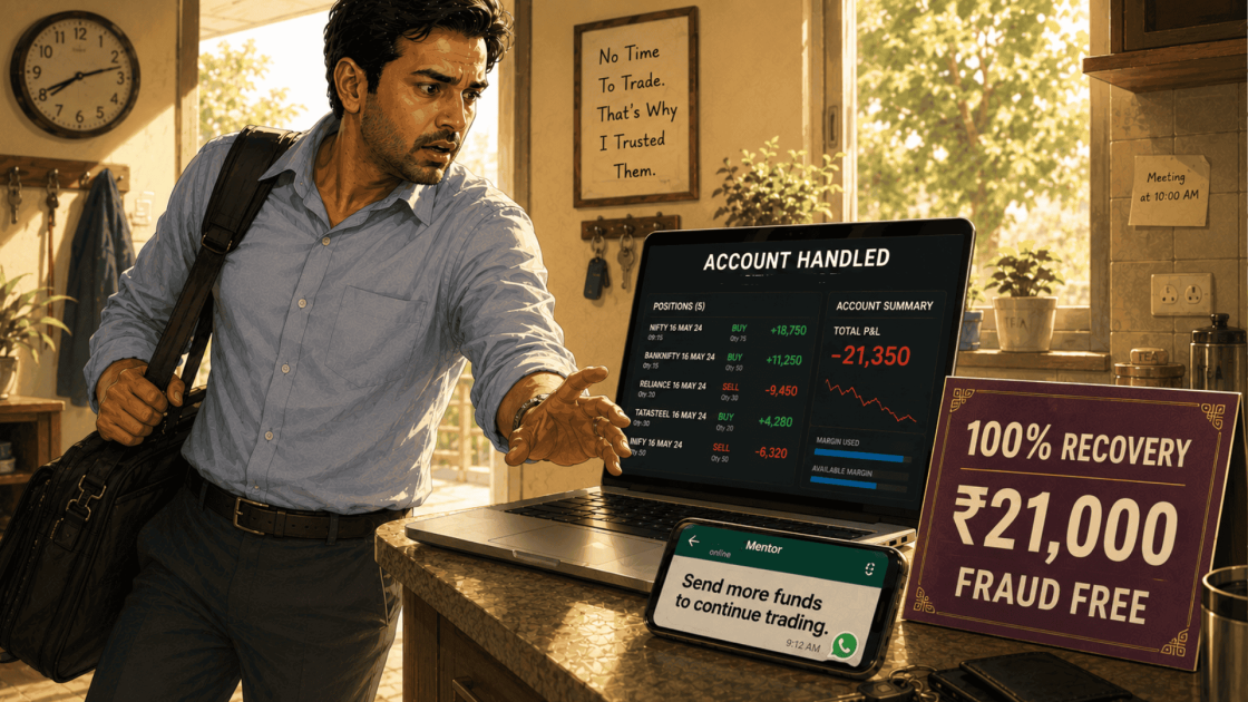 recover money from an investment adviser handling my account