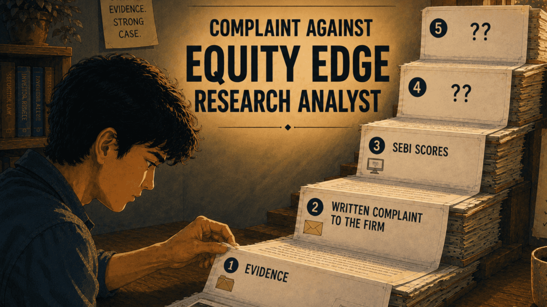 Complaint Against Equity Edge Research Analyst