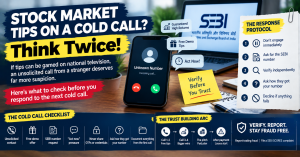 Stock market tips on a cold call showing a verification checklist for unsolicited investment advice
