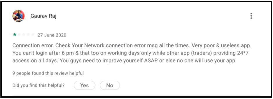 Ajcon App Gaurav Raj Review (Network Connection Error)