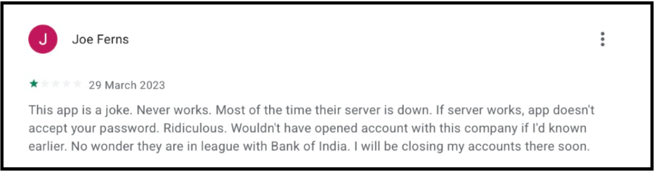 Ajcon App Review – Joe Ferns (Server Down and Password Rejection)