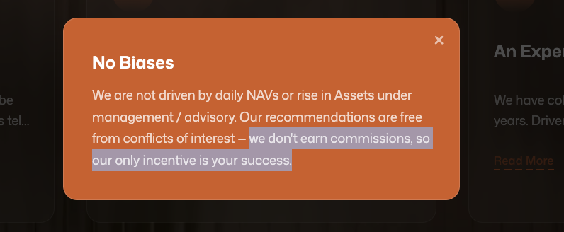 No Biases and Incentive Structure Claims