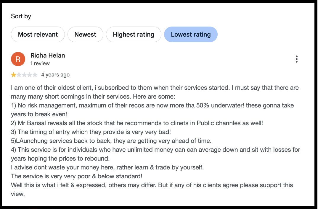 Review on Omkara Capital's stock picks, risk management, and entry timing.