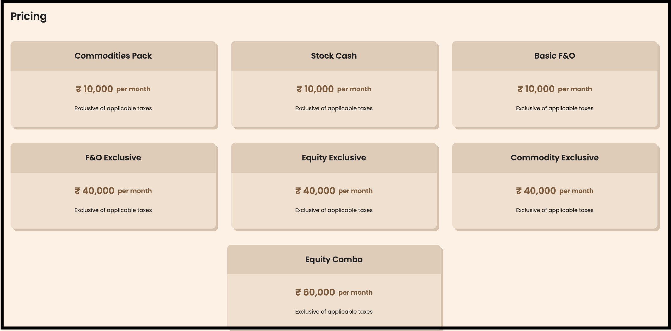 OnePaper Pricing