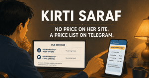 Kirti Saraf Review Gaps in Pricing