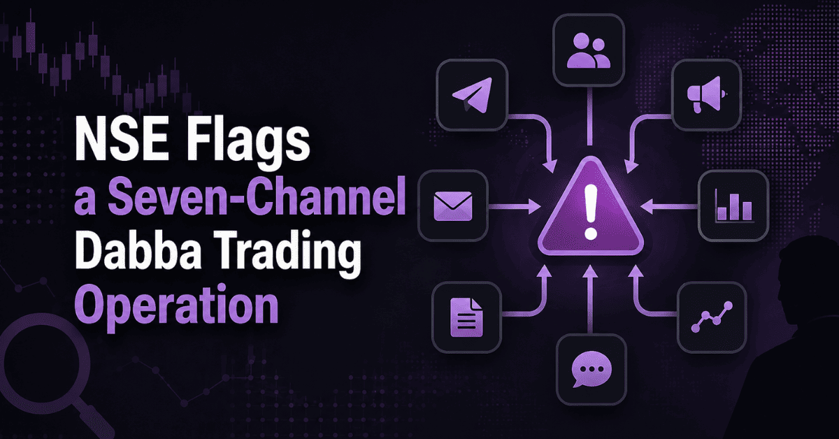 NSE Flags Seven Channel Dabba Trading Operation