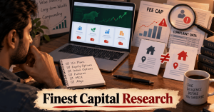 stock research analysis, fee caps, and review topics for Finest Capital Research.