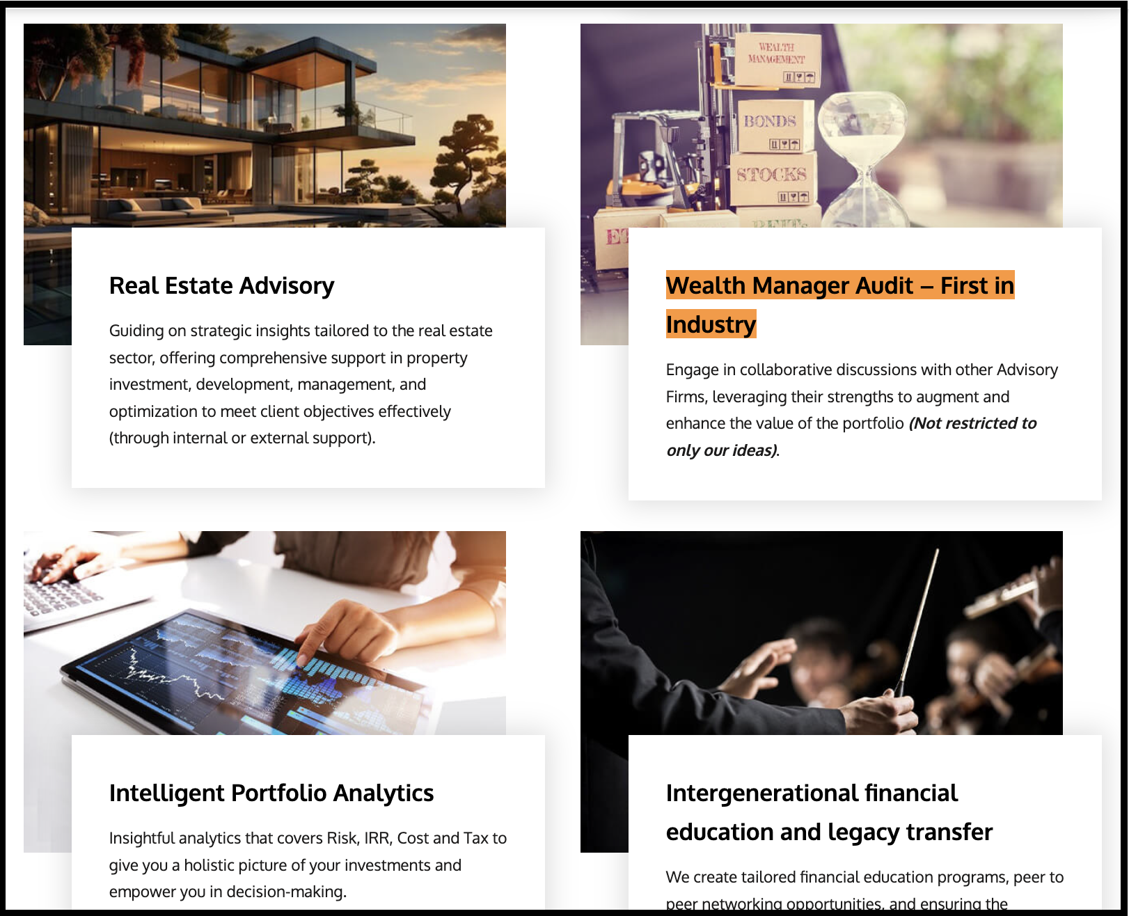Dolat Finserv Private Limited real estate advisory and wealth audits overview