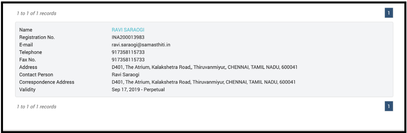 Ravi Saraogi Samasthiti Advisors official SEBI registration details
