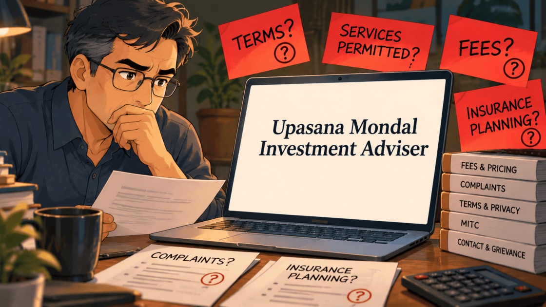 Upasana Mondal investment adviser