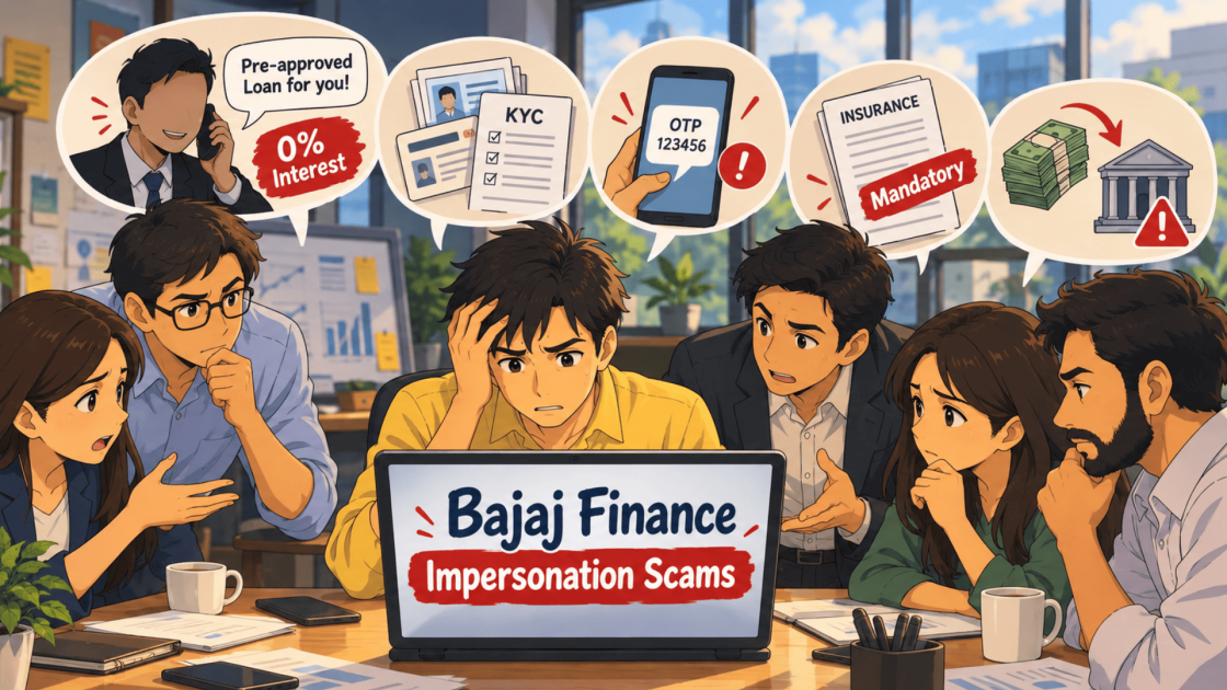 Bajaj finance impersonation scam