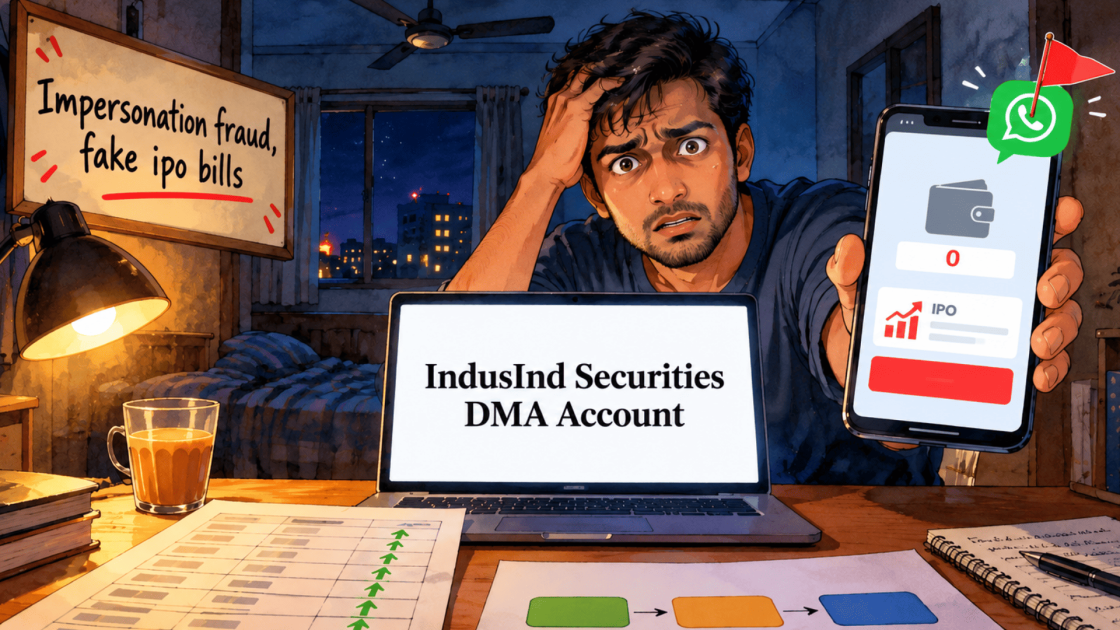 IndusInd Securities DMA Account impersonation scam