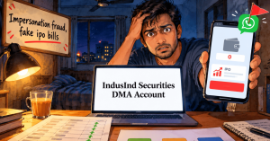 IndusInd Securities DMA Account impersonation scam