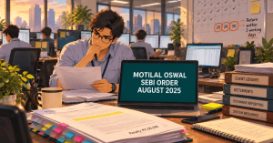 Motilal oswal sebi order august 2025