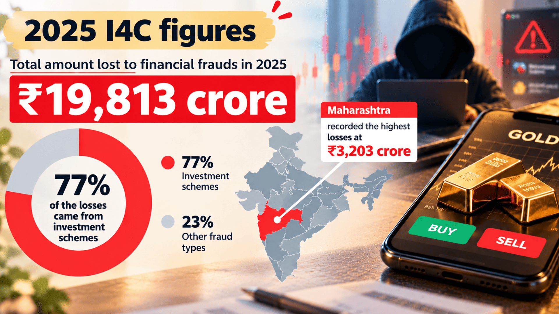 2025 investment fraud losses in India