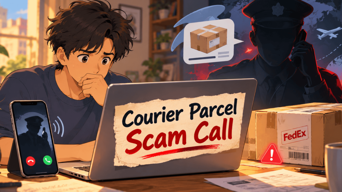 Courier Parcel Scam Call