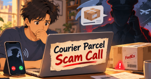Courier Parcel Scam Call