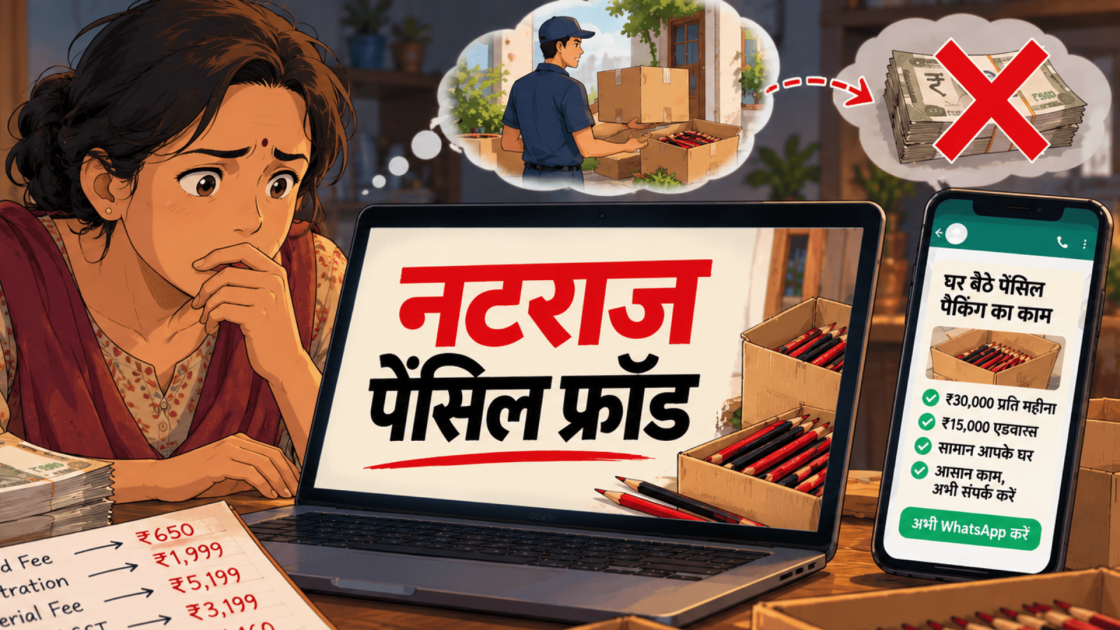 नटराज पेंसिल फ्रॉड